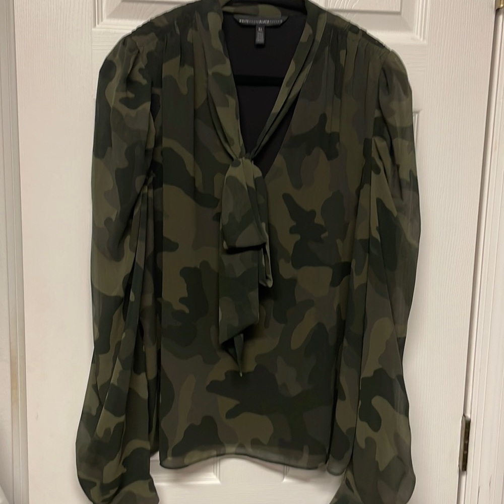 Beautiful, brand-new camouflage,  blouse